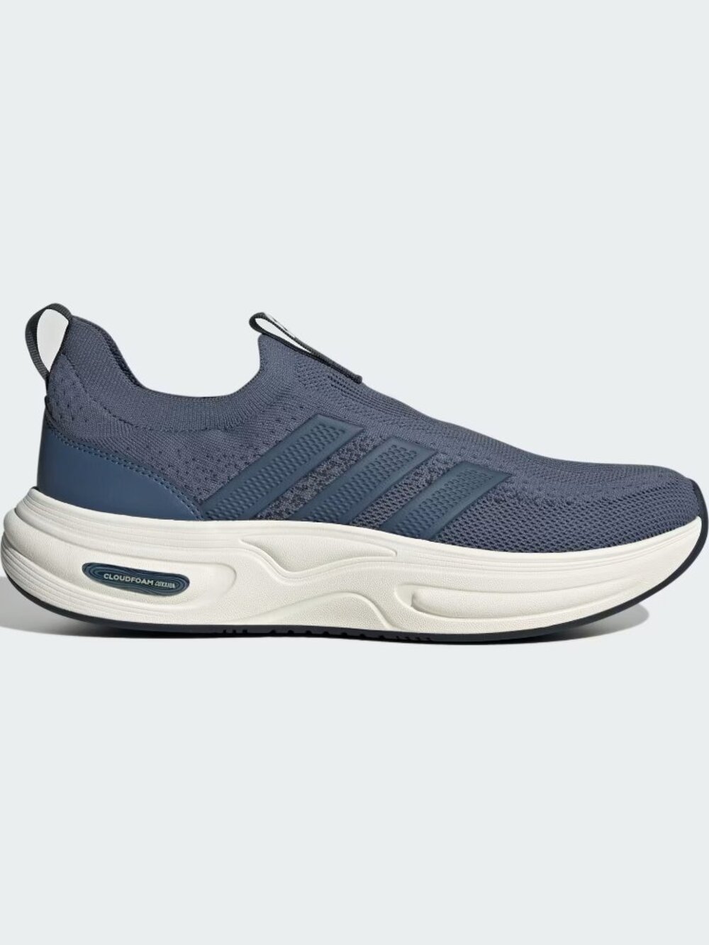 adidas Men's Navy Blue Slip-On Cloudfoam Sneakers